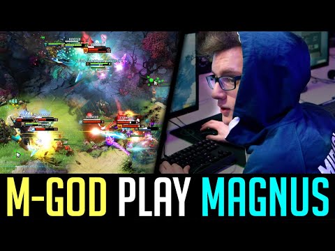 When M-GOD play MAGNUS - 200 IQ Last Pick vs Dark Willow Mid DOTA 2