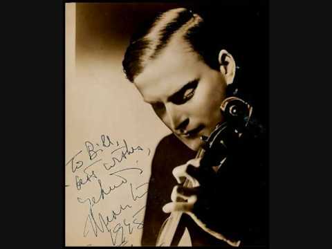 Young Menuhin plays "La Campanella" 1930