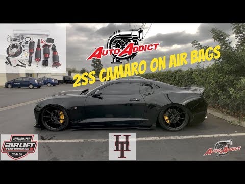 AutoAddict 2017 Chevy Camaro 2SS Air Lift Performance 3P Air Bags system