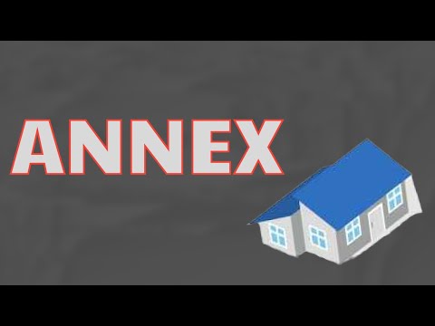 What Does ANNEX    Means || Meanings And Definitions With Example in ENGLISH .