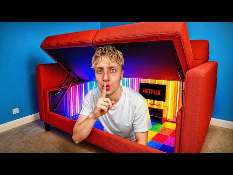 J'ai Construit une Pièce Secrète dans mon Canapé !