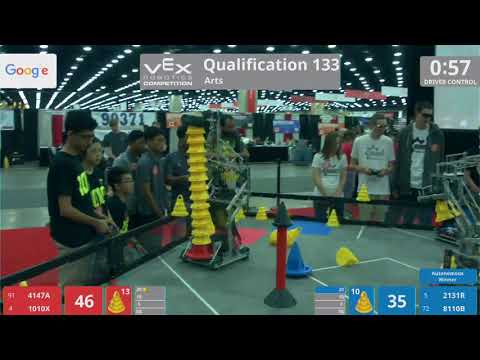 2018 VRC Arts Q133 - 4147A 1010X vs 2131R 8110B - 82 to 91