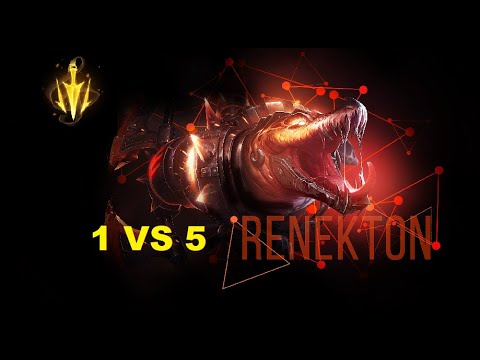 Lethal Tempo Renekton 1v5 | Howling Abyss | Patch 12.1 | League of Legends