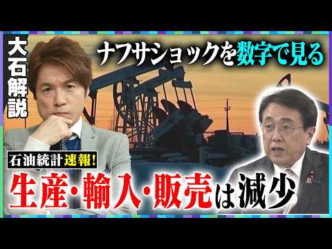 【大石解説】ナフサはやはり&rdquo;足りなかった&rdquo;のか？／一方「供給量を見てほしい」赤沢大臣の訴えとは！／「石油統計速報」ナフサは輸入・生産・販売で大きく減少！