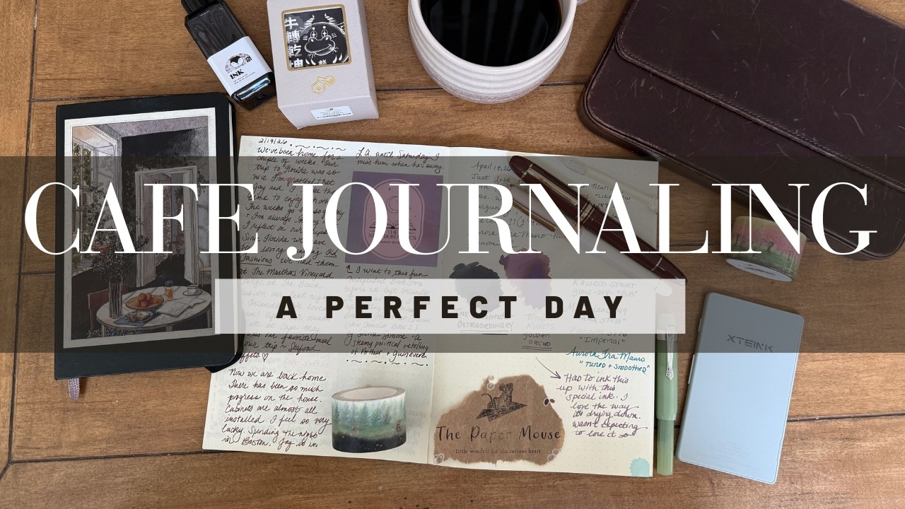 Café Journal With Me | Nibs, New Inks & What I Picked Up