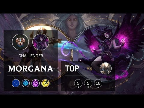 Morgana Top vs Pantheon - EUW Challenger Patch 9.18