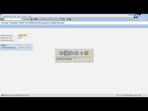 SAP WM Goods Receipt Process