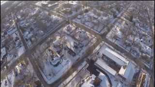 preview picture of video 'Flying my DJI Phantom 2 over downtown Faribault 12/3/2014'