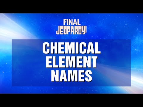 Chemical Elements | Final Jeopardy! | JEOPARDY!