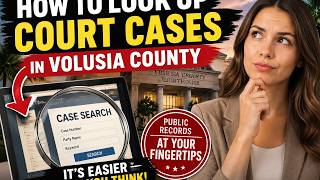 How to look up court cases in Volusia County