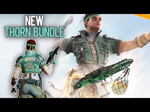 NEW THORN BUNDLE - Weapon Skin & Charm - In-game Showcase - Rainbow Six Siege Vector Glare