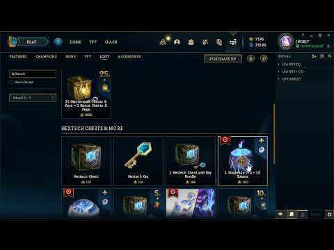 Buying 7 Empyrean Orbs With 16 Worlds 2022 Event Tokens Included In Each Orb In League Of Legends