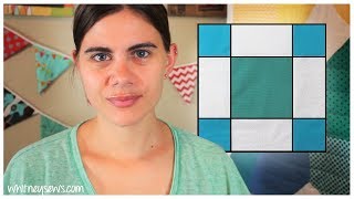 Puss In The Corner Block | Sampler Sew Along | Whitney Sews