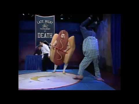 Late Night Tournament Of Death Gaseous Weiner Vs Upside Down Guy