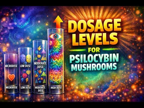 Dosage Levels of Psilocybin Magic Mushrooms