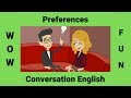 Expressing Preferences ESL Conversations