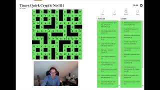Speed-solving cryptic crosswords