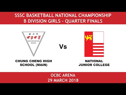 2018.03.29 Basketball National B Div Girls Quarter Finals - CCHMS vs NJC