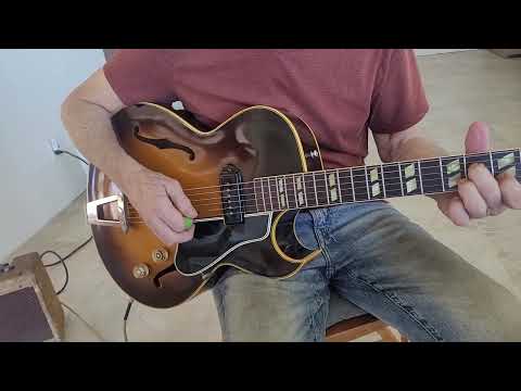1950 Gibson ES-175 A-serial Burst Finish Guitar w. Lifton Case image 26
