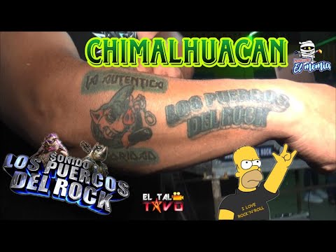 Los Puercos del Rock/abriendo el baile de cierre de feria en San Agustín Atlapulco Chimalhuacán