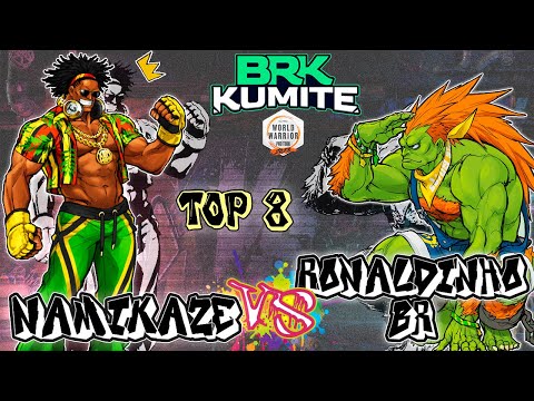 SF6 👊 Namikaze (Dee Jay) vs RonaldinhoBR (Blanka) 👊 BR Kumite World Warrior #1 - Brasil - Top 8