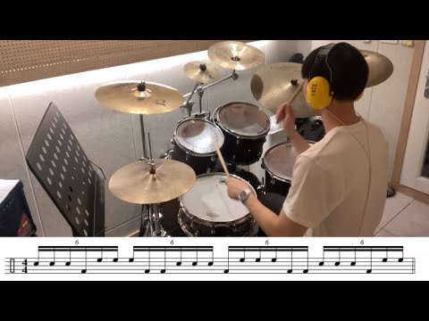 Gospel chops triplets drum lesson (tutorial) 드럼레슨 /드럼필인