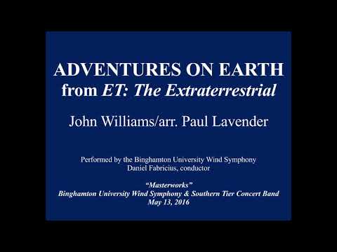 Adventures on Earth, from ET The Extra Terrestrial - John Williams/arr. Paul Lavender