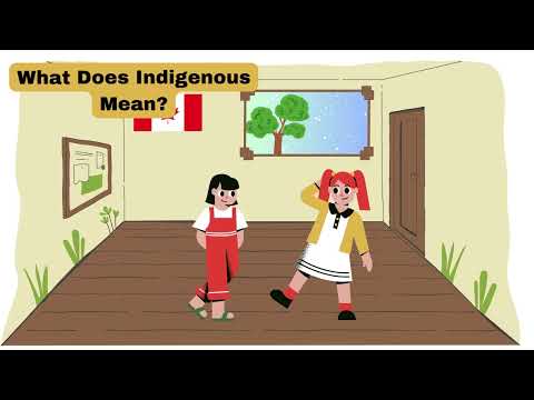 WHAT DOES THE WORD [INDIGENOUS] MEAN? (KIDS! GEOGRAPHY IN CANADA!)
