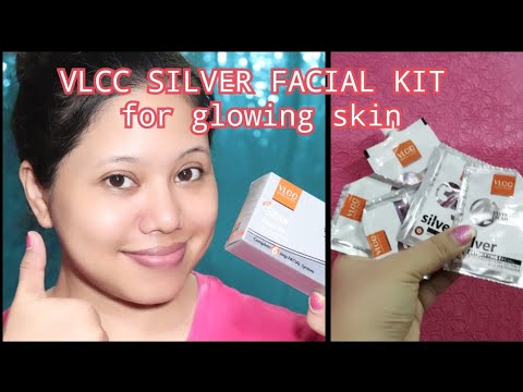How to do vlcc silver facial for glowy & fair skin/ vlcc sil...