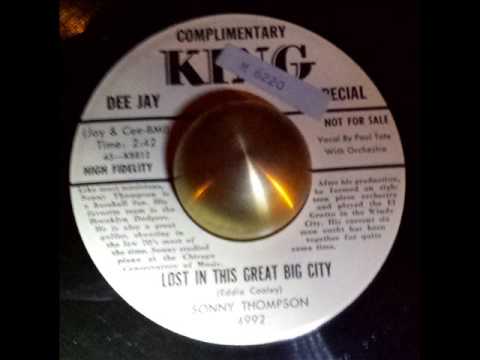 Thumbnail for Sonny Thompson Lost love in this great big city KING Demo by Sonny Thompson