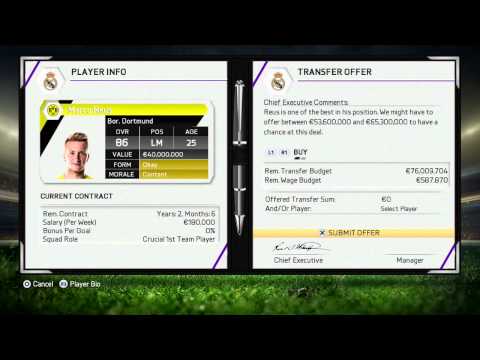 FIFA 15 Career Mode Tutorial - Transfer Offer GLITCH - Buy ANY PLAYER For FREE