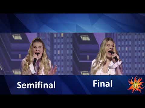 Malta  - Michela - Chameleon - Semifinal vs Final - Eurovision 2019