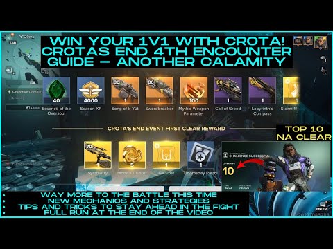 Crota's End (Another Calamity) - Crota Boss Fight - 4th Encounter Guide - Destiny Rising Season 3