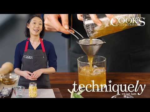 How to “Fat-Wash” Bourbon with Butter | Techniquely with Lan Lam