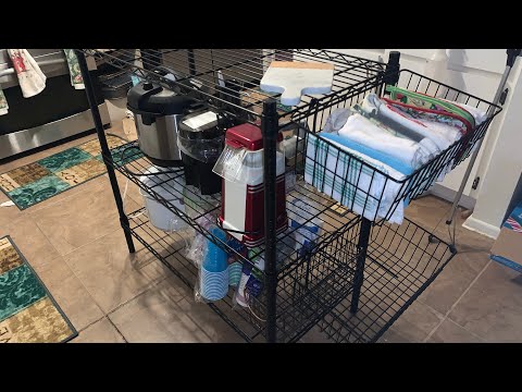 DIY Kitchen Island using the Brightroom 3 Tier Wide Wire Shelving Unit