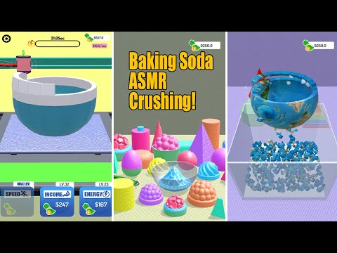 Baking Soda ASMR Crushing!