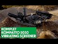 Komplet Kompatto 5030 Double Deck Vibrating Screener For Recycling Aggregate Materials