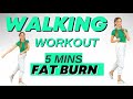 5 Minute Walking Workout Quick Indoor Walk Walking Exercises For Weight Loss No Jumping