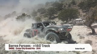 preview picture of video 'Darren Parsons #1447 - 2014 SNORE Cedar City Grand Prix'