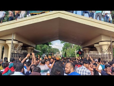 প্রধান মন্ত্রীর কার্যালয় ভাংচুর, গণভবনে ভাংচুরের দৃশ্য #andolan #bangladesh