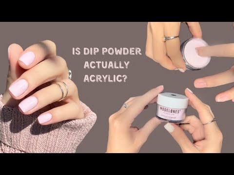 Is dip powder actually acrylic? My new FAVORITE cover pink! | Dip powder nails at home | Marla Kris