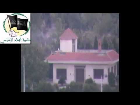 استهداف تحصينات قوات النظام في بساتين الوعر في حمص بواسطة رشاش 12.5 من قبل كتيبة الجهاد الإسلامي