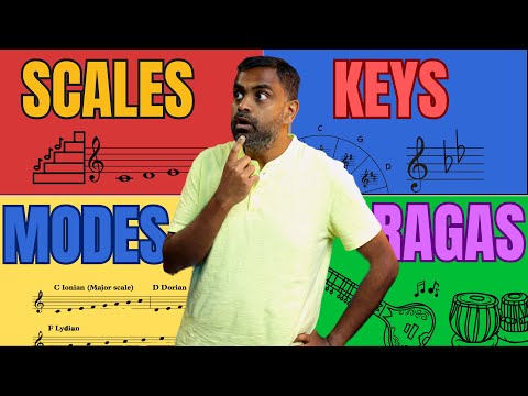 Scales vs Keys vs Modes vs Ragas - Music Theory 🎼