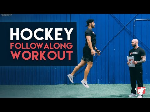 AT HOME HOCKEY WORKOUT 🏒 [Follow Along]
