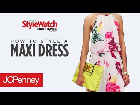 How to Wear a Floral Maxi Dress: Summer Dress Styles |...