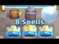 I used 8 spells in Ultimate Champion because I like suffering