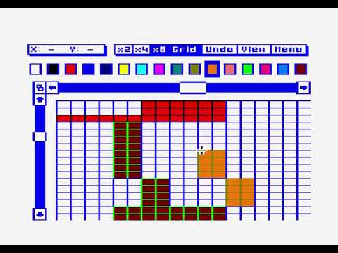 AMSTRAD CPC : The Advanced OCP Art Studio V2.4 - PIXEL ART 😋