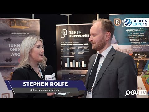 SUBSEA EXPO 2019 - OGV Interview Stephen Rolfe from Advisian