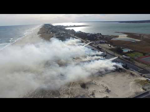 Drone NY Inc - Sandpiper Condo Fire, Westhampton Beach