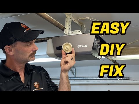 Garage Door Not Opening?? Broken Gear Replacement